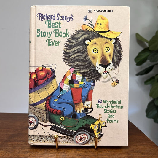 1976 Richard Scarry's Best Story Book Ever Golden Press Vintage Childrens EUC