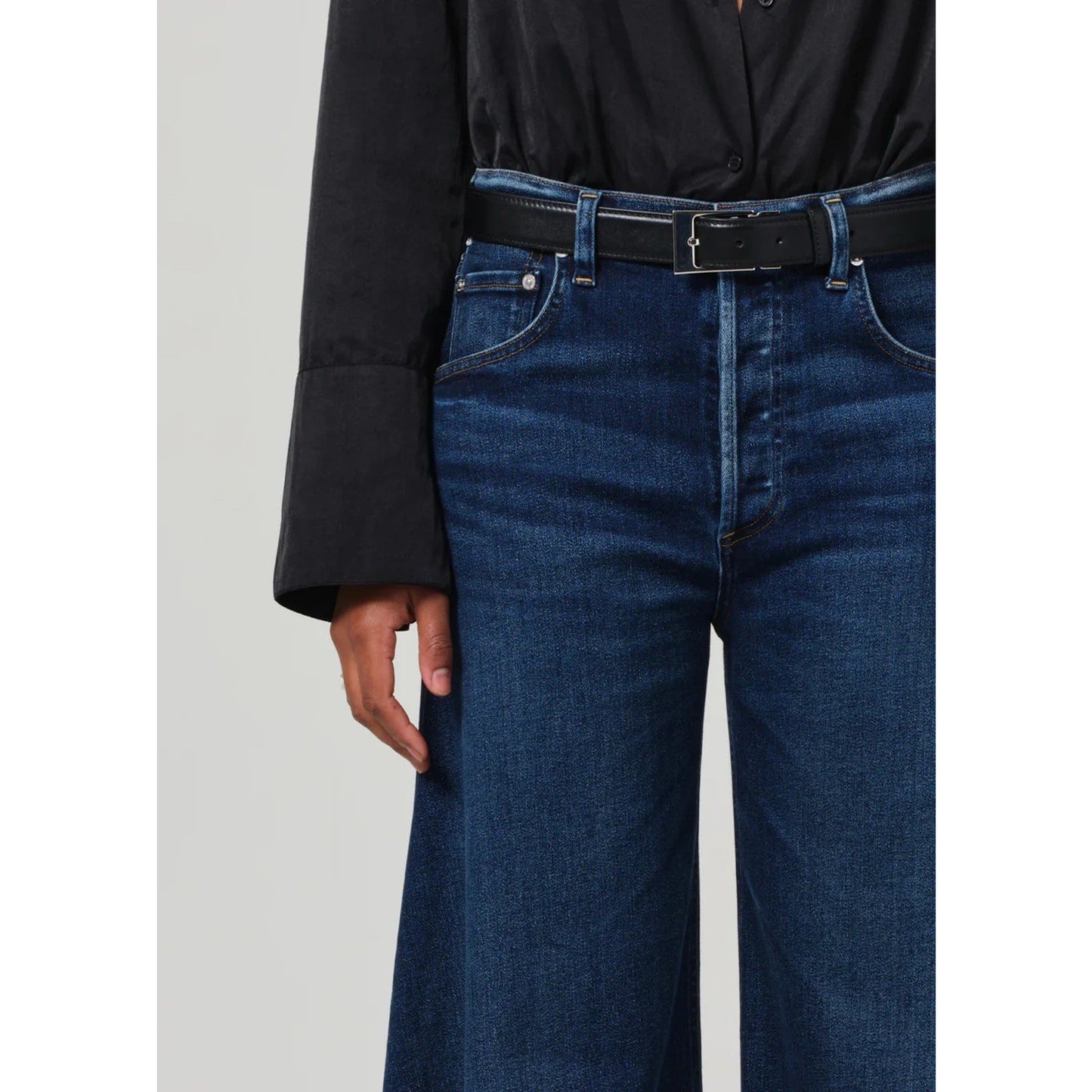 Citizens Of Humanity Amari Ultra Flare Jean (31) 90s Wide Leg Dark Wash Regatta