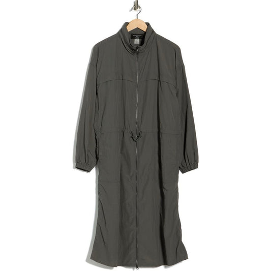 NWT $198 Spiritual Gangster Delancey Trench Coat Hood Urban Duster Streetwear