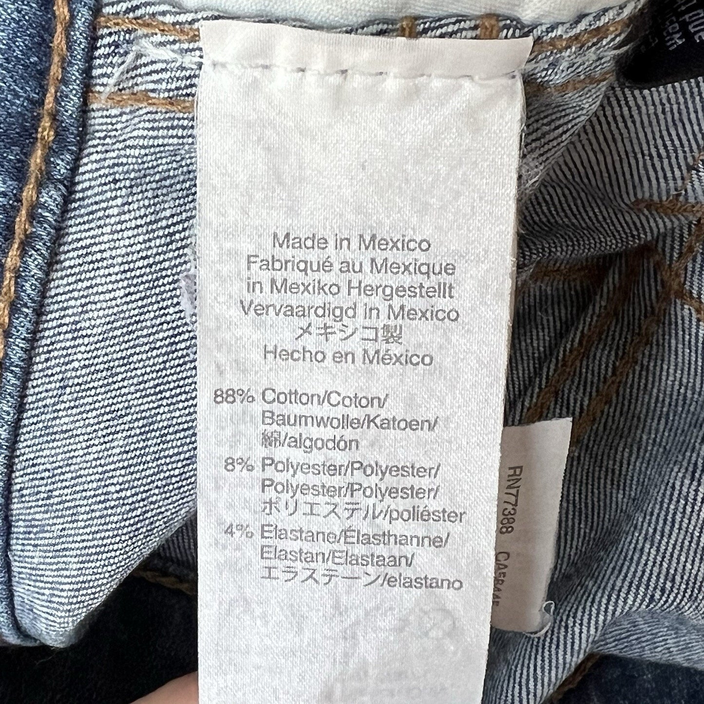 Madewell Sz 25 Curvy High Rise Skinny Jeans Crop Raw Hem Denim Distressed