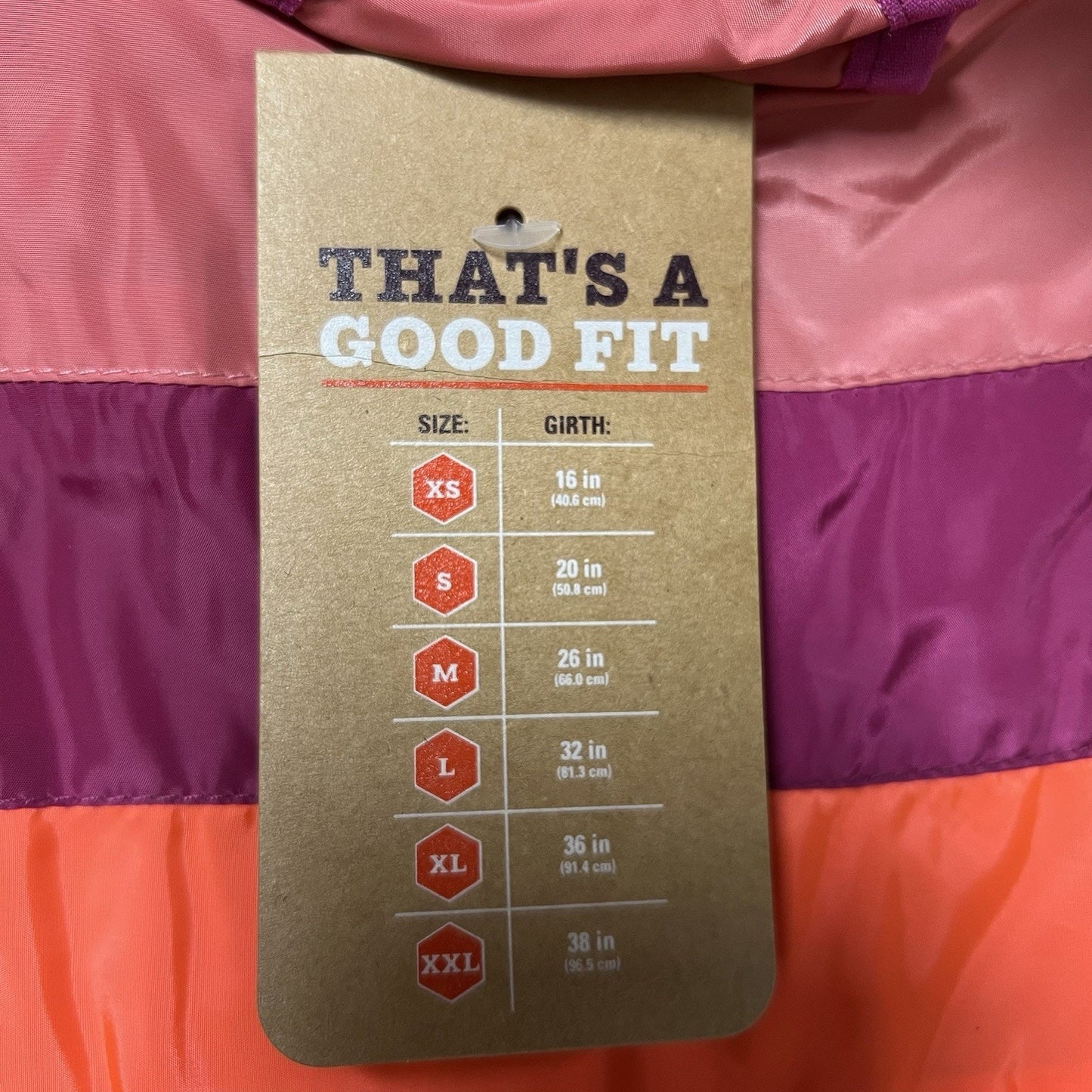 Arcadia Trail Medium Hooded Windbreaker Jacket Dog Puppy Pink Packable