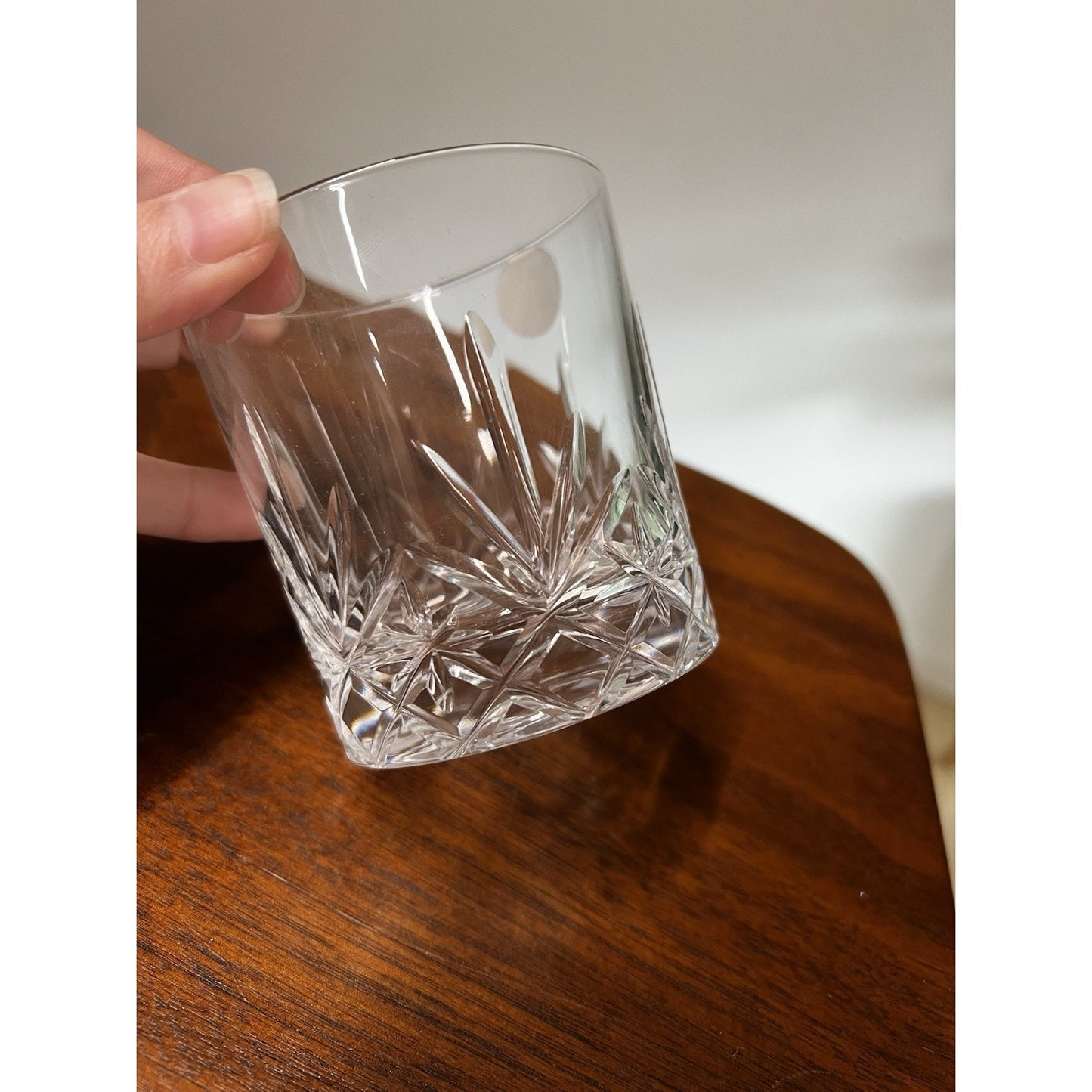 Cristal D'Arques Durand Chantilly Taille Beaugency Old Fashioned Tumbler Rocks