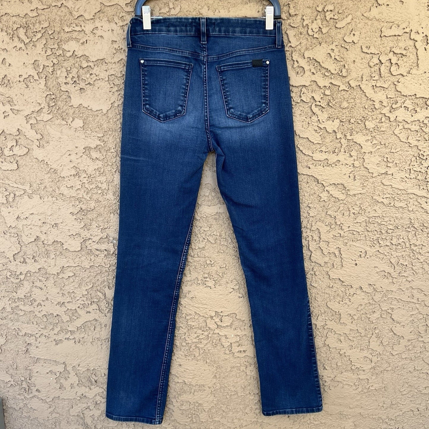 Jen7 7 for All Mankind Slim Straight 28” Sz 2 Jean Sculpting Mid-Rise Dark Wash
