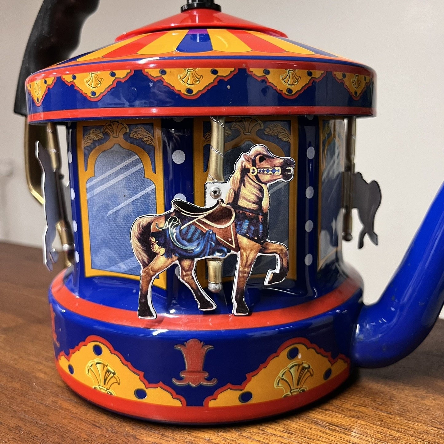 MKI Kamenstein ‘World of Motion’ Steam Driven Tea Kettle Carousel Original Box