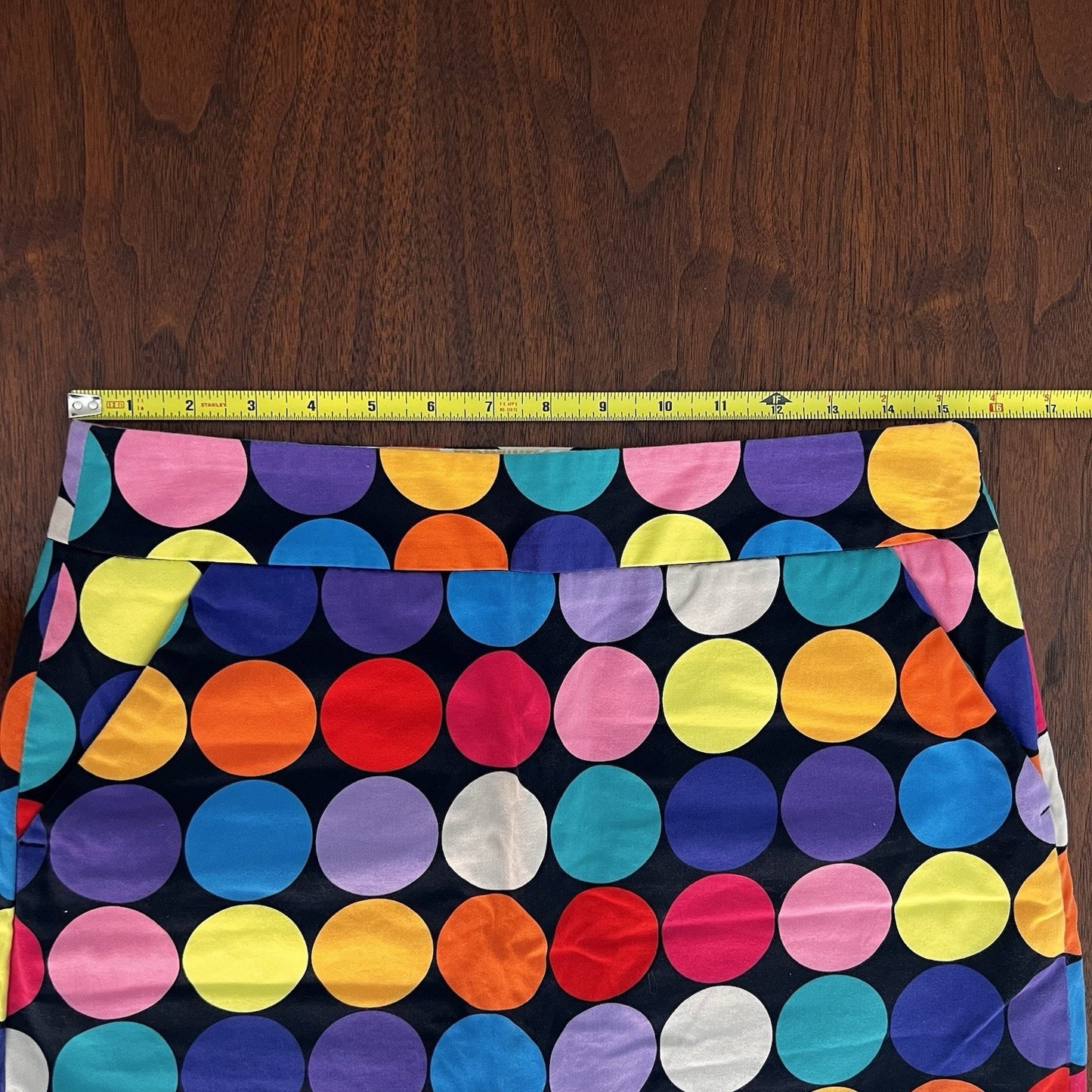 Loudmouth Golf Skort BIG BALLS Sz 8 Women Polka Dot Colorful Funky Pockets