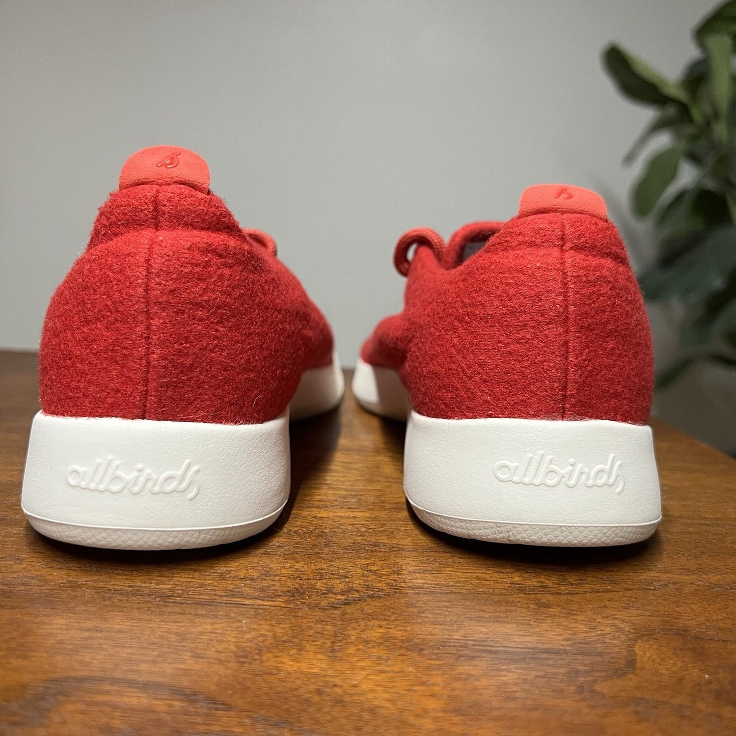 Allbirds Sz 6 Ltd Edition Wool Runners Tuke Marinara Red Washable Sneaker Shoe