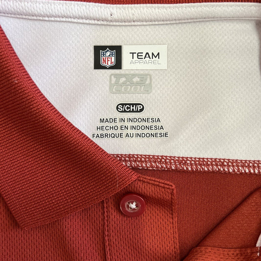 Arizona Cardinals NFL Mens (S) Polo Red Short Sleeve Shirt Team Apparel Fan