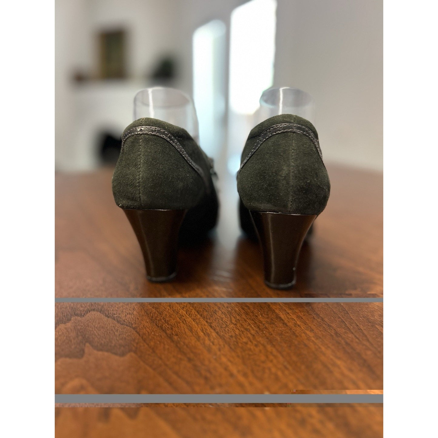 Clarks Artisan Active Air Heeled Ankle Booties Black Side Zip Size 8