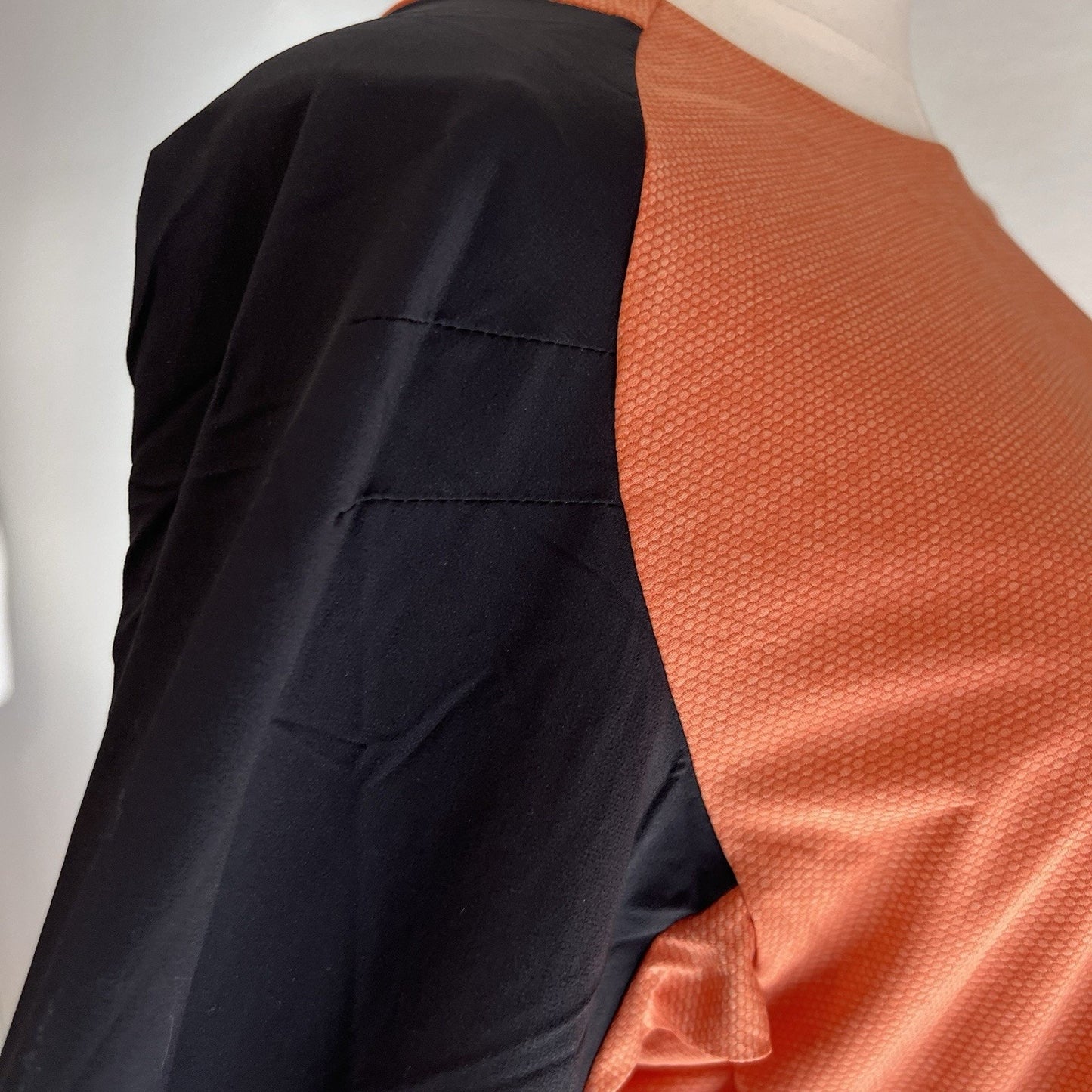 NWOT Rapha Women Trail 3/4 Sleeve Jersey (L) Orange Black Biking Cycling MTB