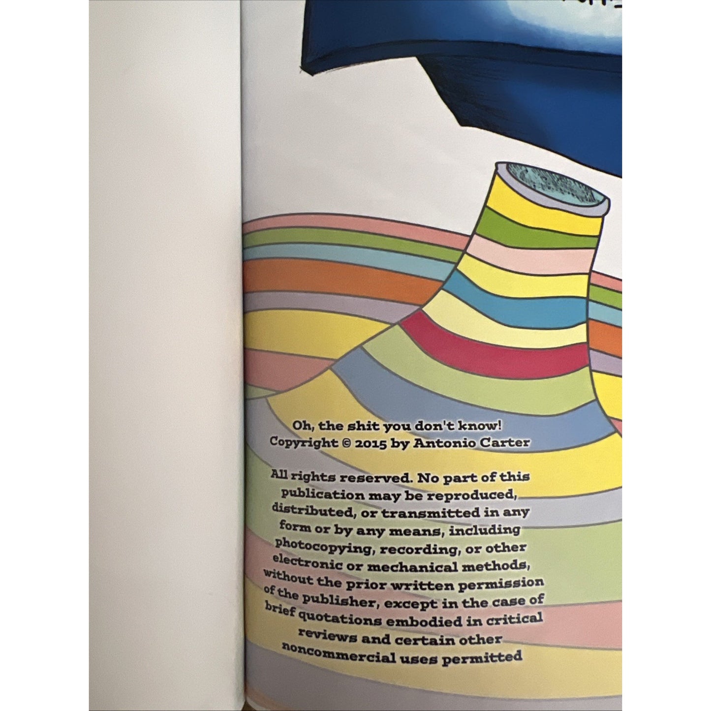 Oh, The Shit You Don’t Know! Book By Antonio Carter 2015