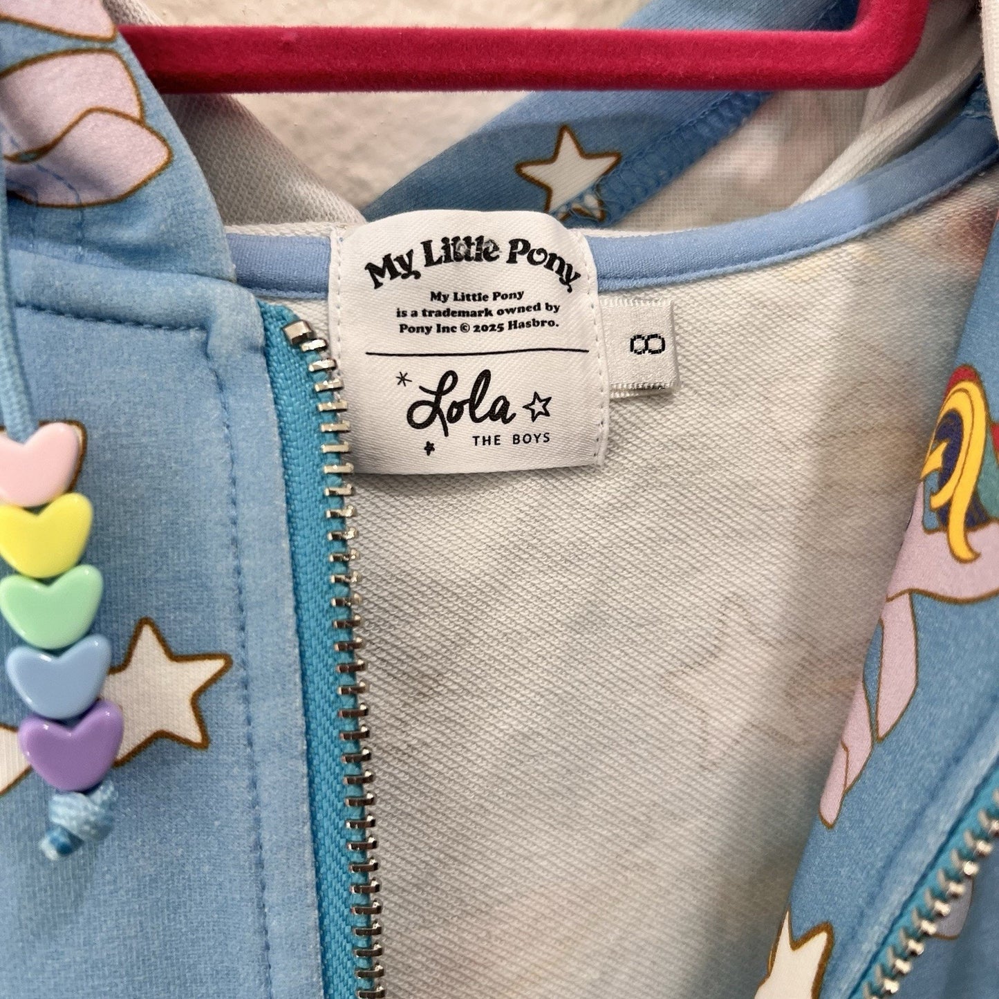 Lola & The Boys My Little Pony (8) Hoodie Short Set Retro Unicorn Nostalgia