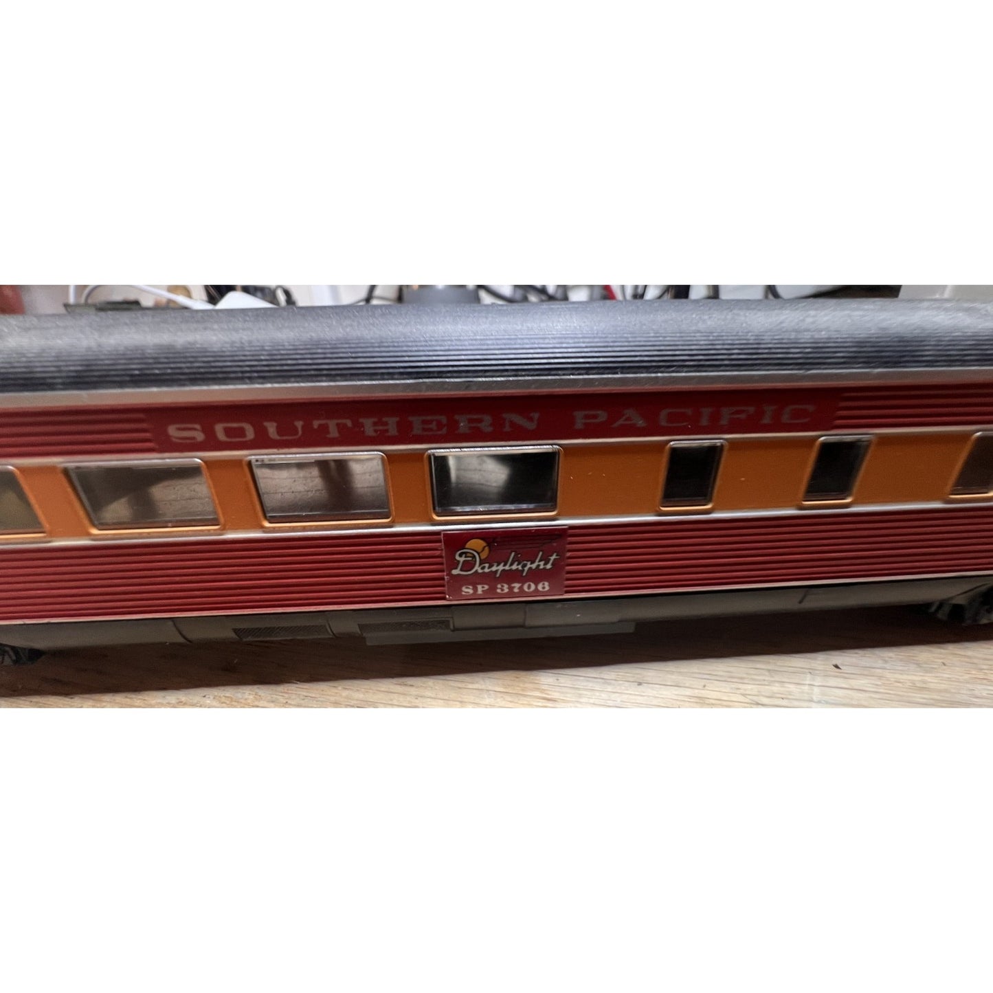 Vintage Bauchman Southern Pacific Daylight Smooth-Side Baggage Train Car