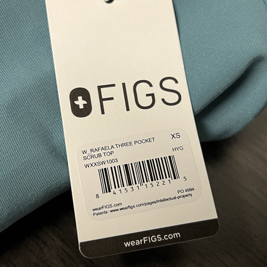 RARE NWT FIGS XS Rafaela Hydrogreen Limited Edition Scrub Top PO 4994 Mandarin
