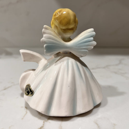 Josef Originals Birthday Girl Angel Figurine 6 Years Old Flawed Figurine