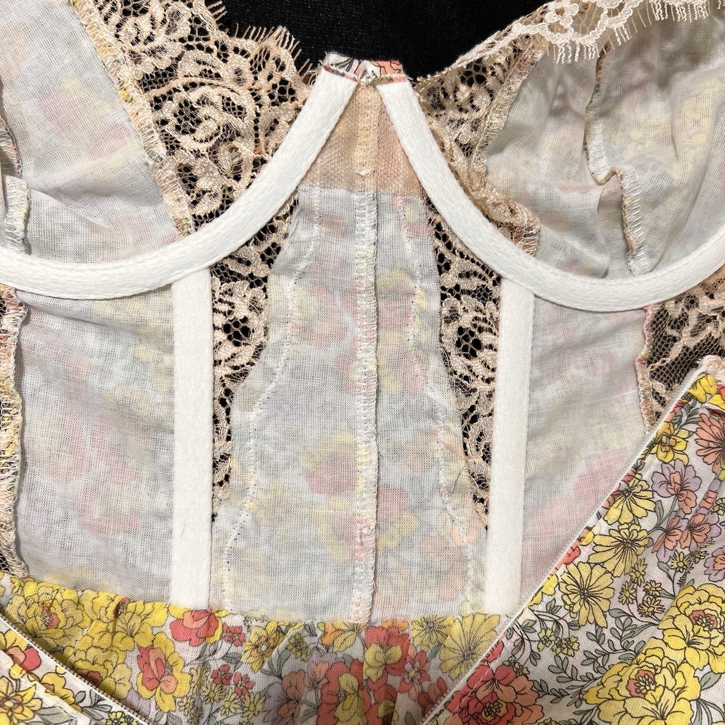 NWT For Love Lemons (M) Victoria’s Secret Esme Mini Dress Romantic Coquette Lace