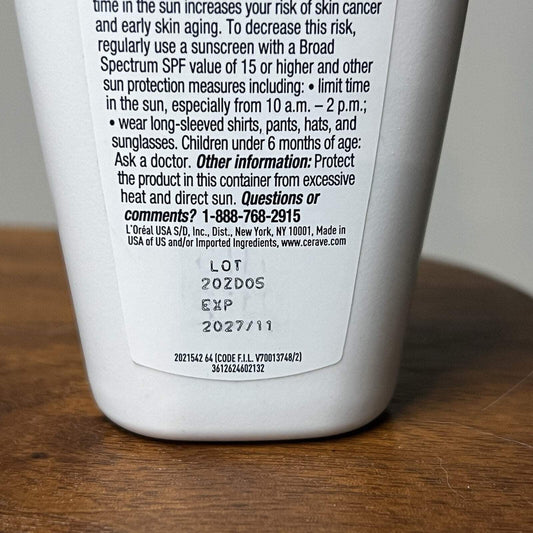2 Pack 3 Oz CeraVe AM Facial Moisturizing Lotion SPF 30 Sunscreen Exp 2027