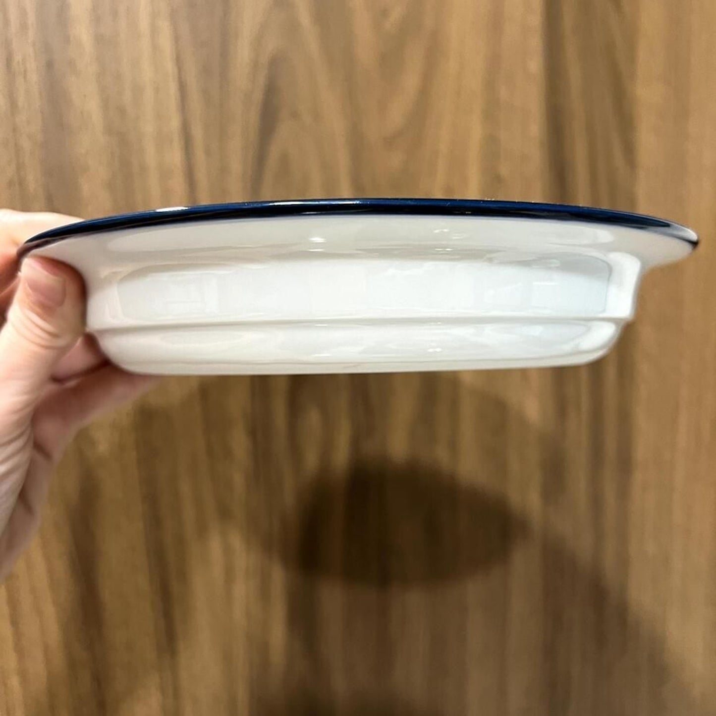 Dansk Bistro Christianshavn Blue Rim Soup Bowl (Portugal) MCM Scandanavian