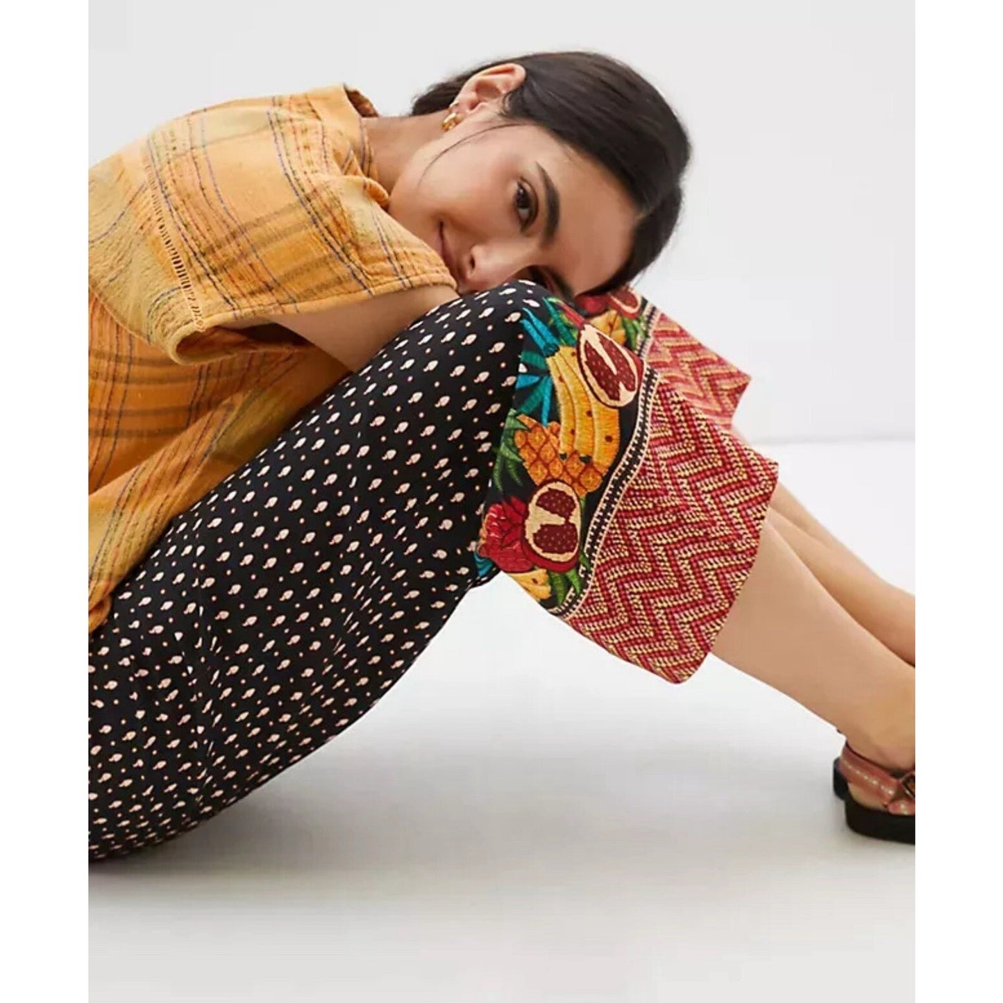 Anthropologie Farm Rio XS Paperbag Pants Refined Joggers Belted Tropical