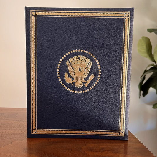 1970 Franklin Mint Presidential Commemorative Medals Album Book Empty AMEX