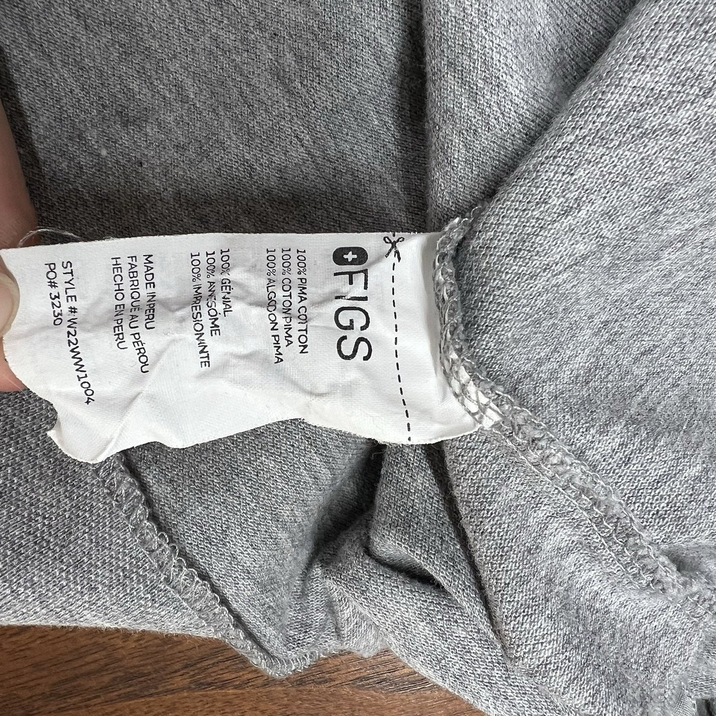 FIGS Pro Women’s Gray Size L 1 Pocket Polo # w22ww1004