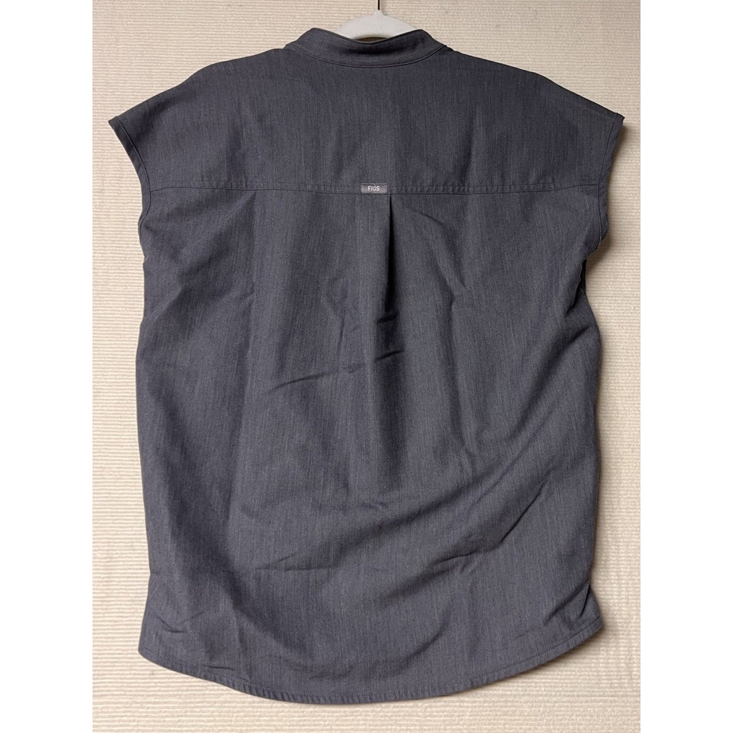 Figs Women's Technical Collection Rafaela Oversized Scrub Top Graphite Size XS
