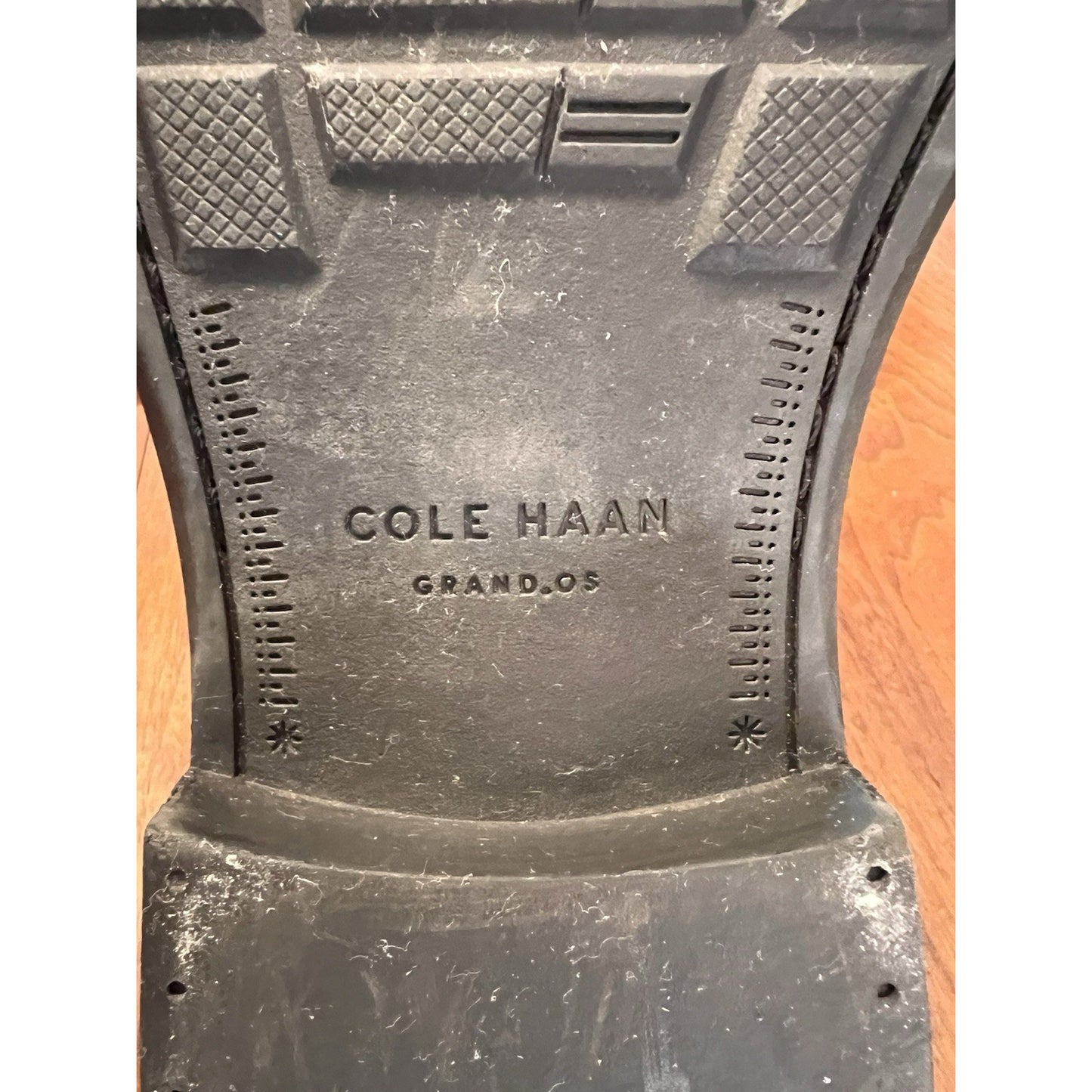 Cole Haan Black Leather Warren Cap Toe Oxford Dress Shoes Grand OS Mens Size 11