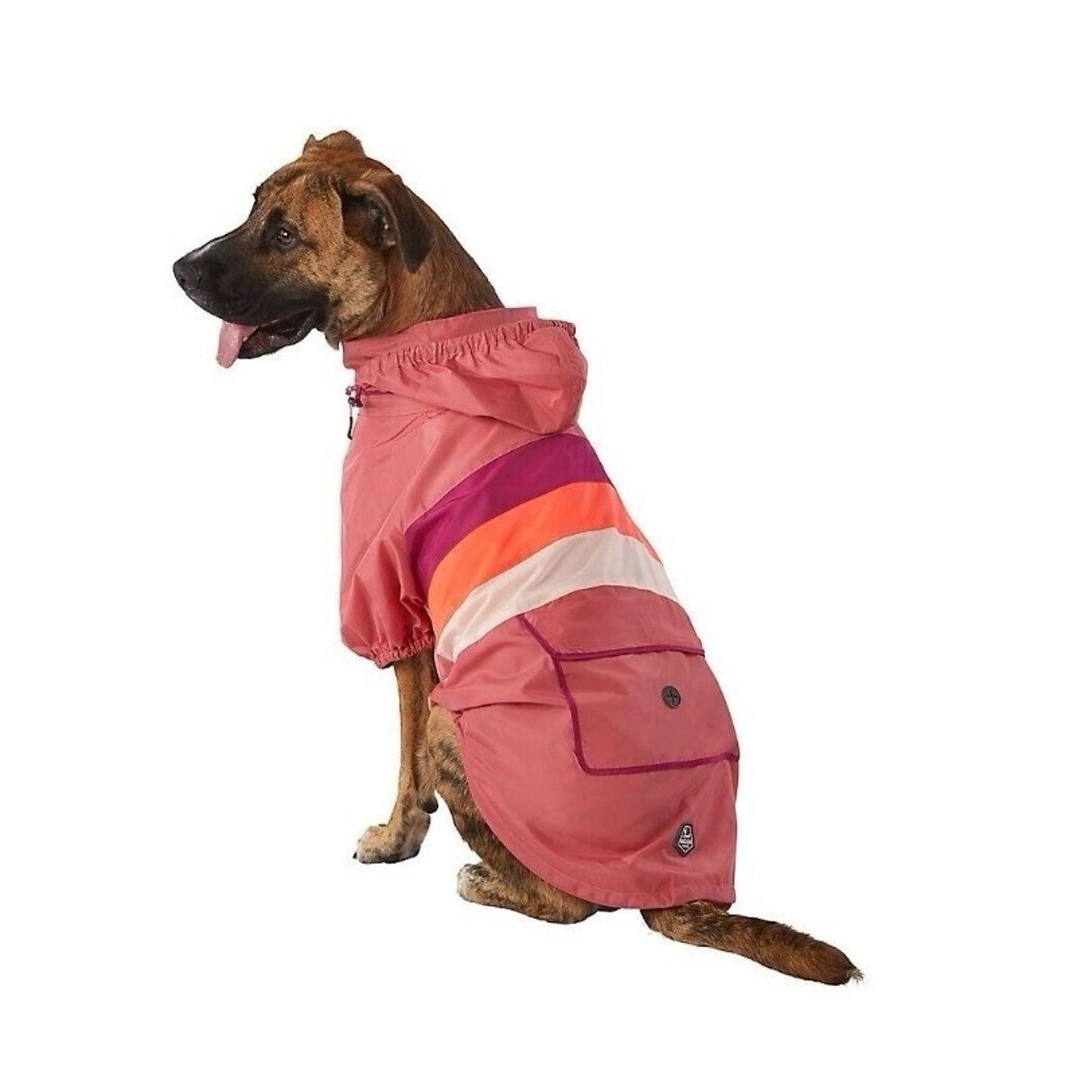 Arcadia Trail Small Hooded Windbreaker Jacket Dog Puppy Pink Packable