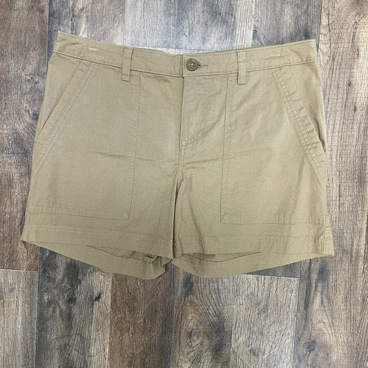 Patagonia (6) Stretch All Wear Short 32” Women 4” Khaki Tan Cotton Gorpcore