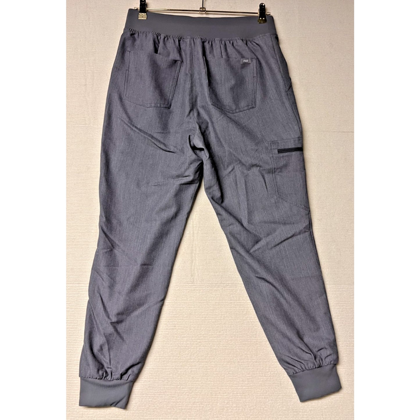 FIGS Zamora Medical Scrub Jogger Graphite Gray Teal Drawstring Size Medium