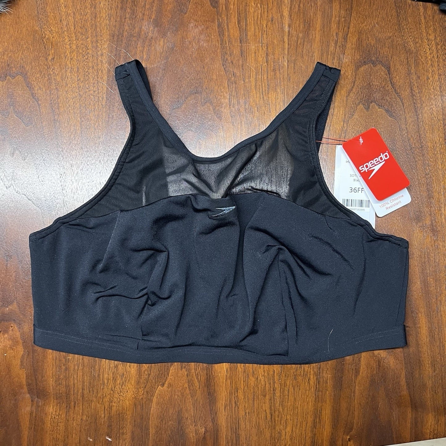 NWT Bravissimo Speedo Bikini Top 36FF Full Coverage Wire Adjustable Plus Size