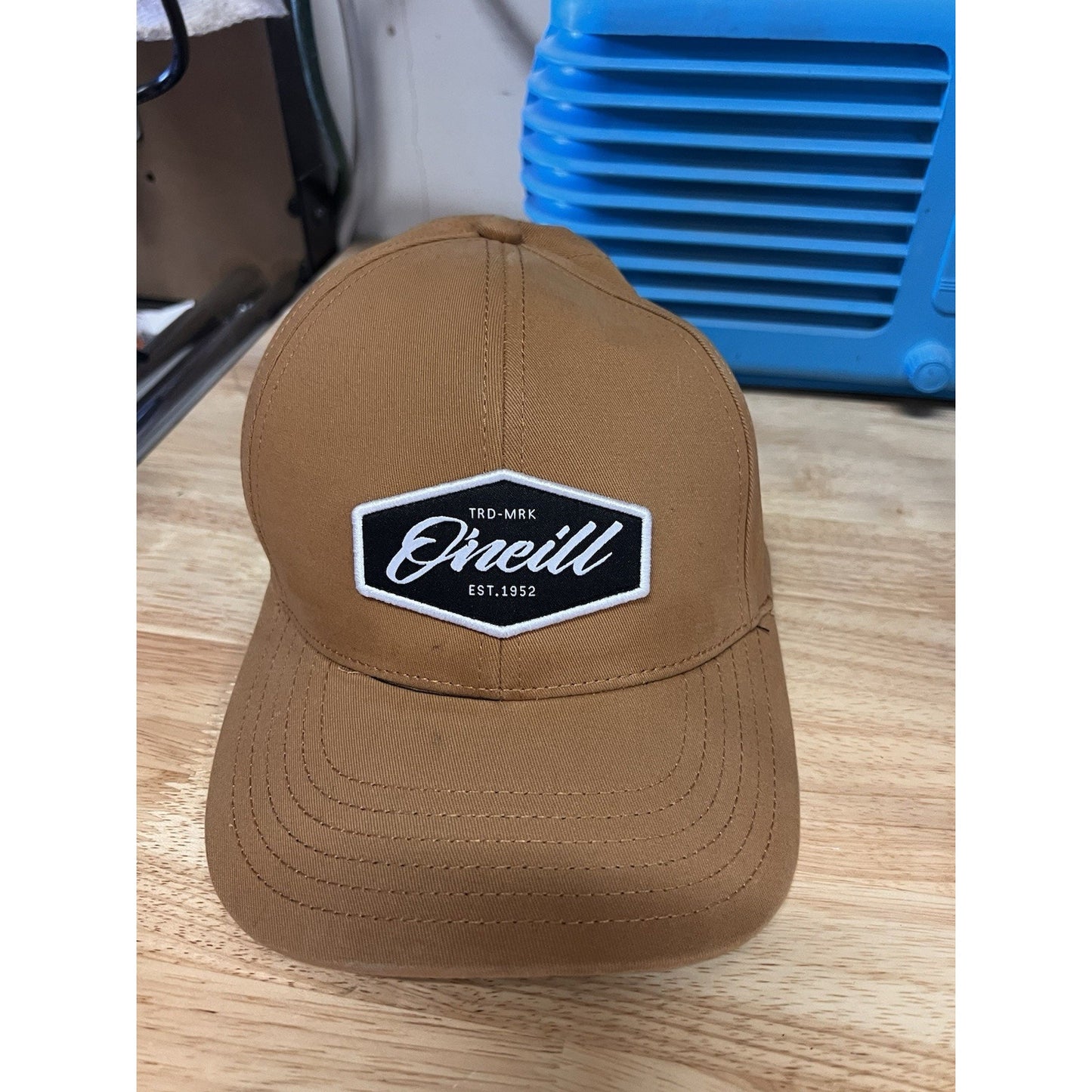 Oniell Tan One Size Solid Baseball Hat With Patch