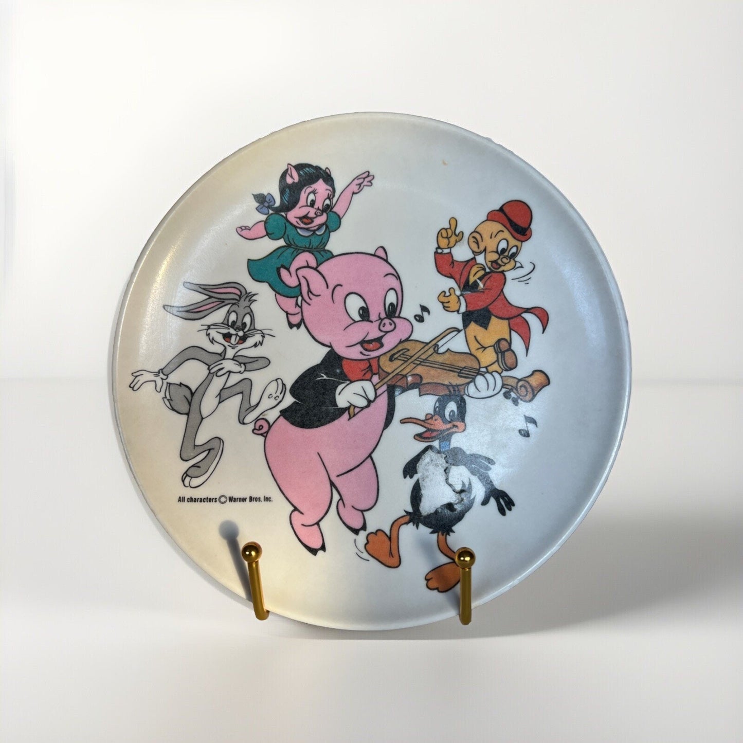 Vintage Lenox Ware Melamine Warner Bros Looney Tunes 7.5” Plate