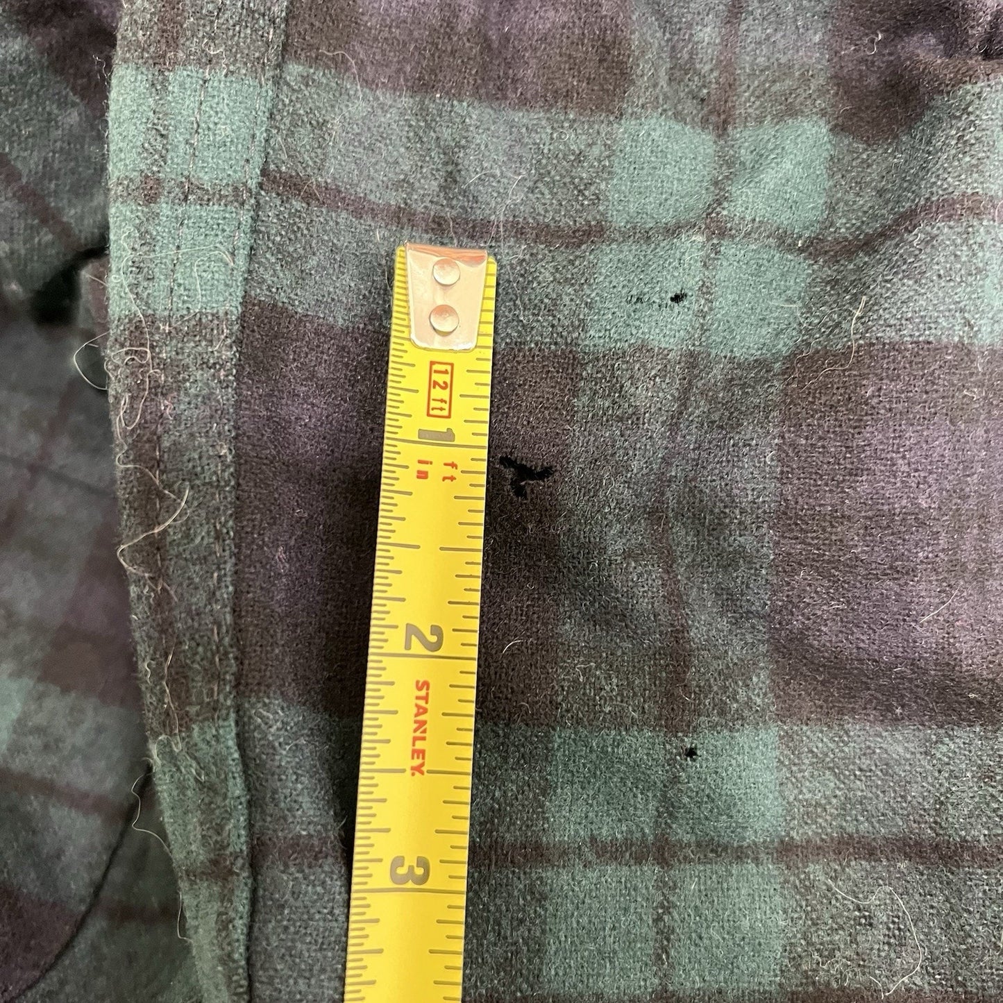 1970s NWT Pendleton Black Watch Tartan Wool Robe Men’s (M) Plaid READ