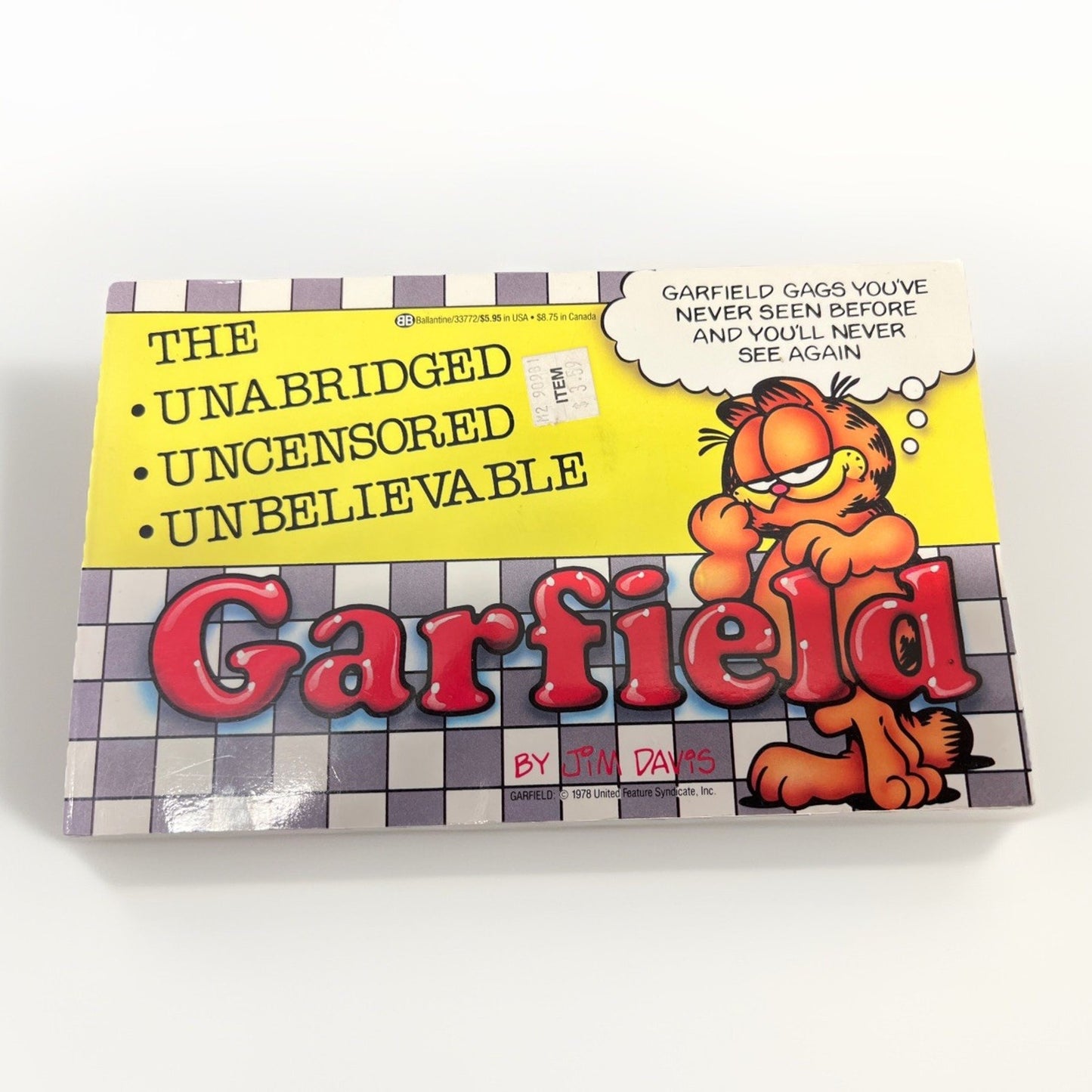 Vintage Lot Of 4 Garfield Books Ranging From 1983 To 1986 By Jim Davis