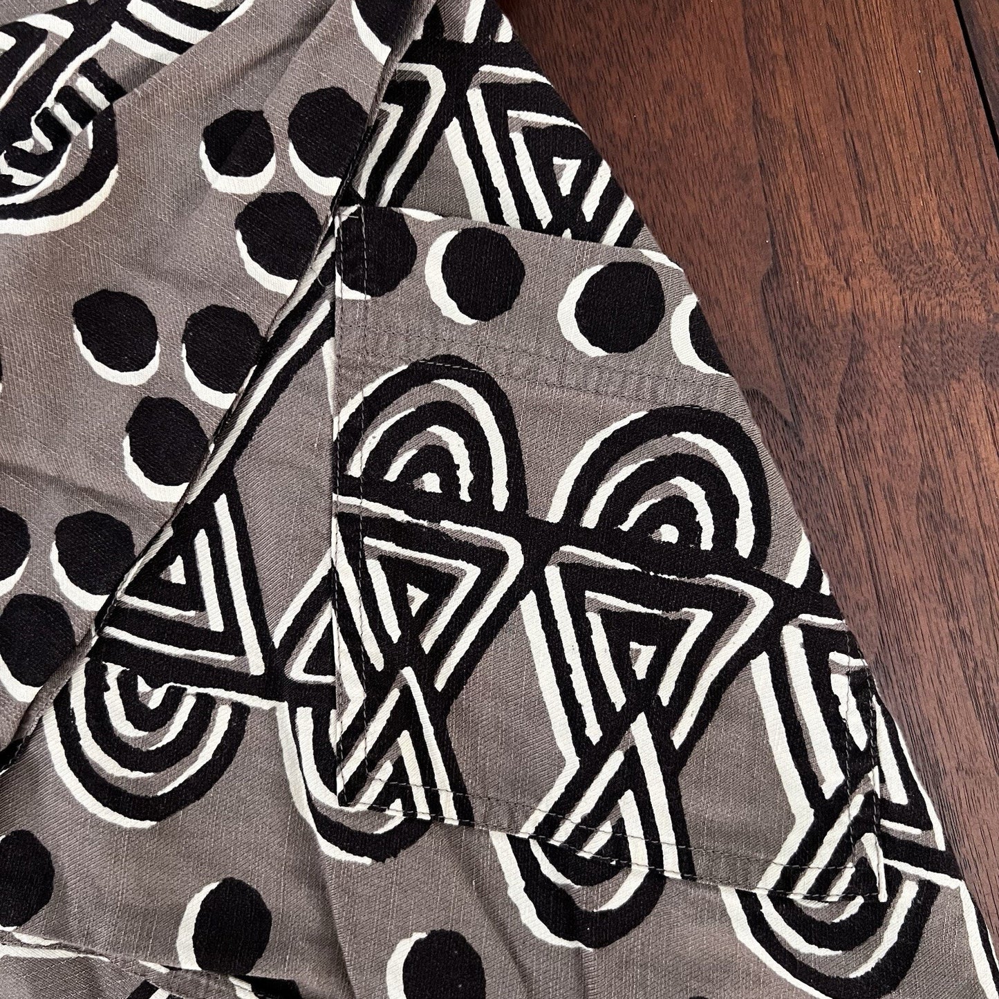 Maeve by Anthropologie Edessa Tribal Print Skirt Sz 00P Faux Wrap Sarong African