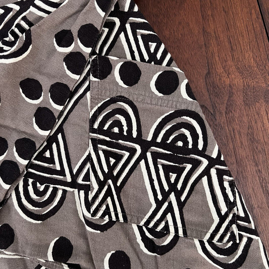 Maeve by Anthropologie Edessa Tribal Print Skirt Sz 00P Faux Wrap Sarong African