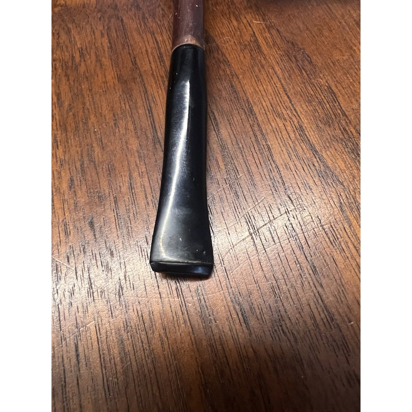 Vintage Straight Billiard Estate Pipe with a Custom Made Stem