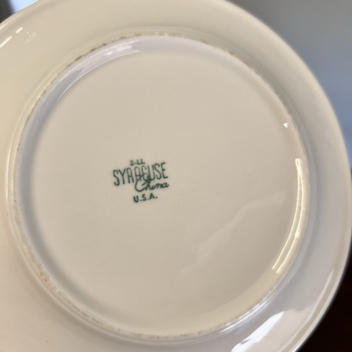 4 x Syracuse Restaurant Ware Indian Tree Pink Dessert Pie Plate 7-1/8