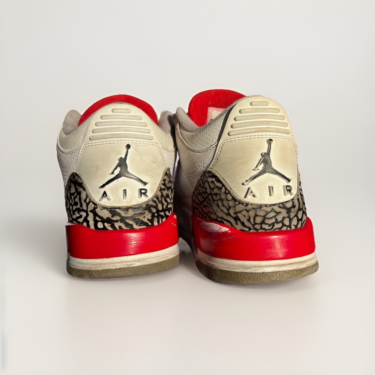 Nike Size 8.5 Air Jordan 3 Mid Cardinal Red
