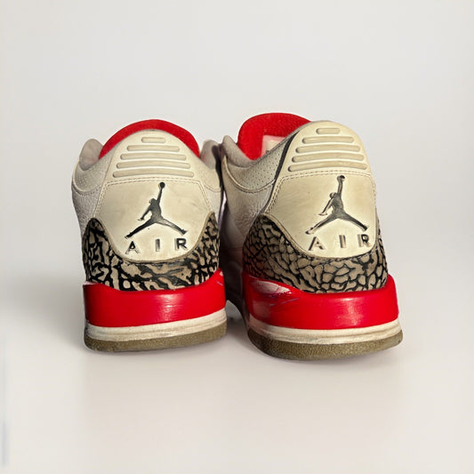 Nike Size 8.5 Air Jordan 3 Mid Cardinal Red
