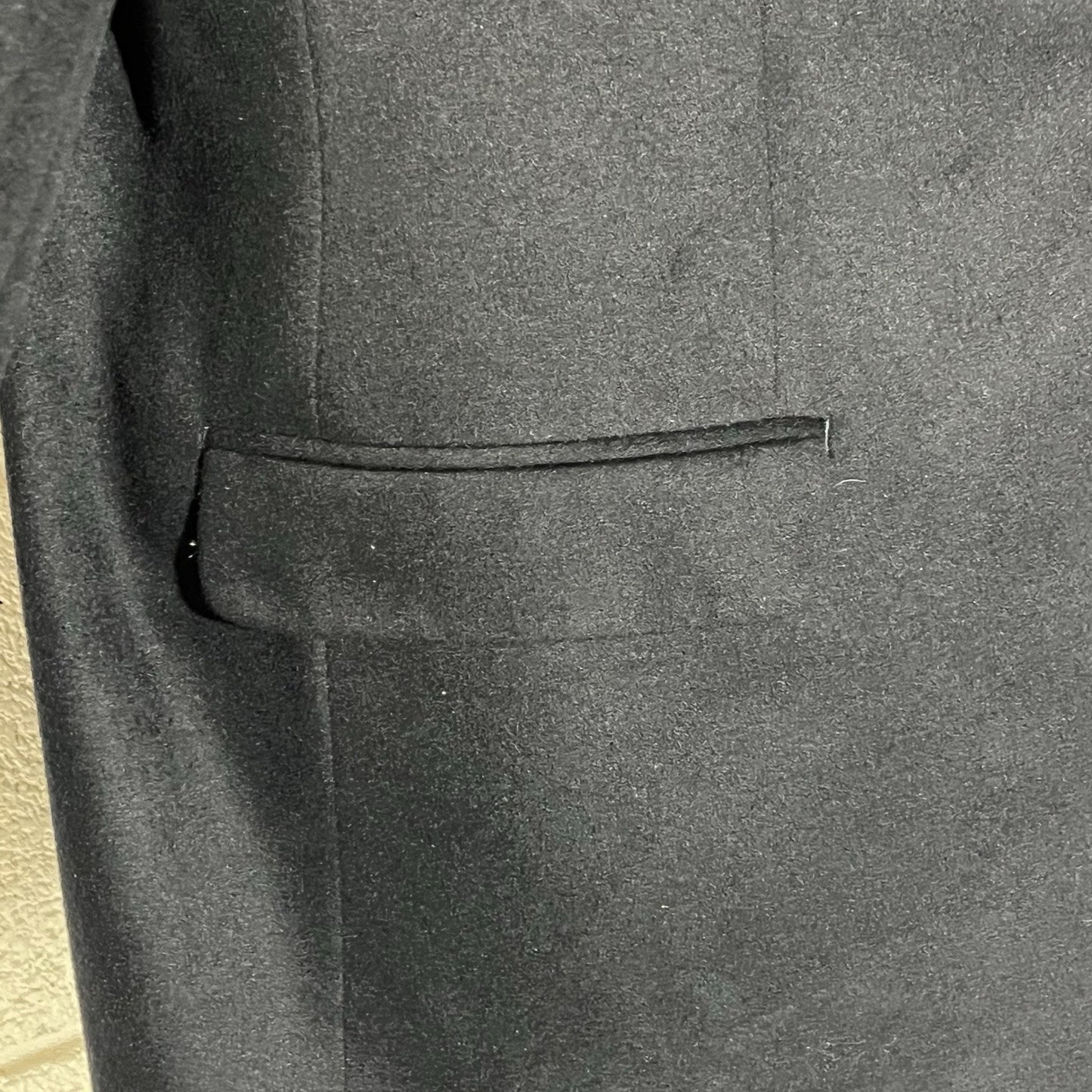 Lauren By Ralph Lauren 2 Button Black Silk/Wool/Cashmere Suit Jacket 46R