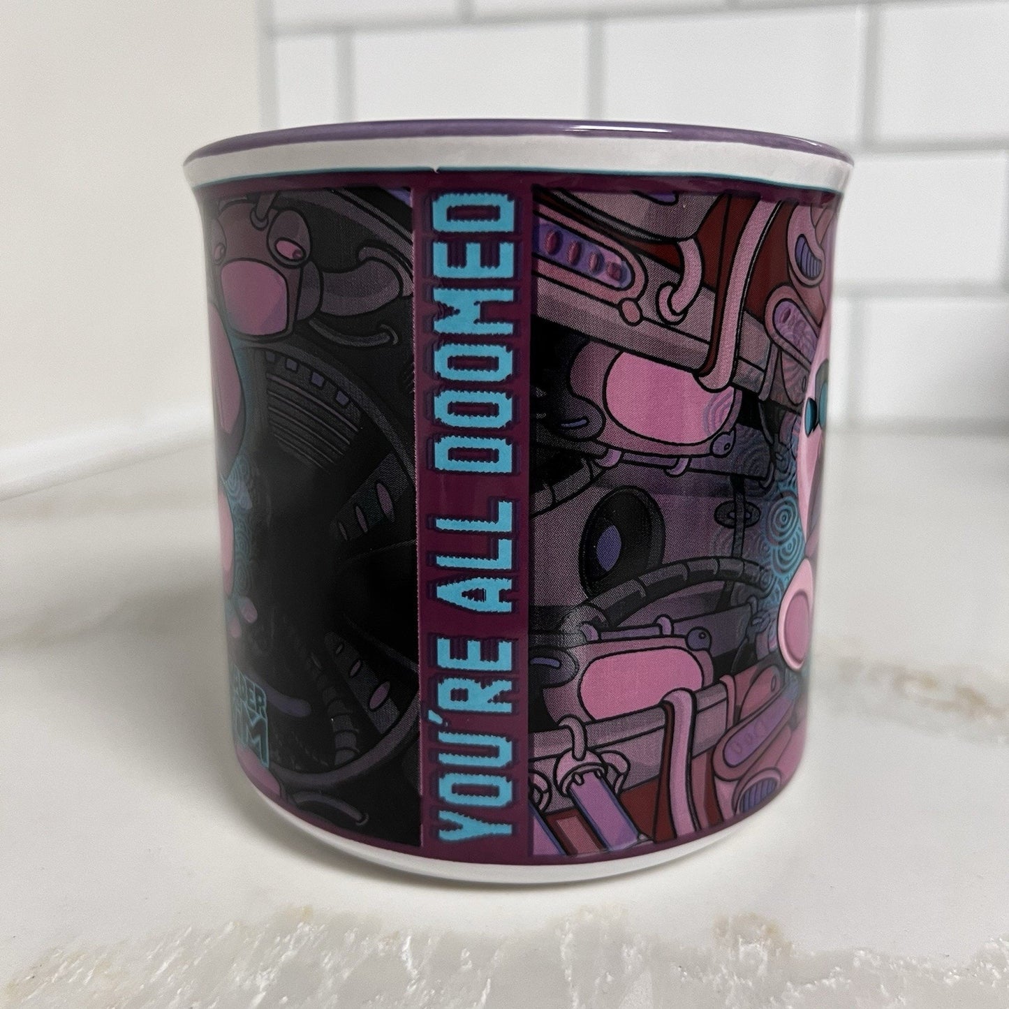 Invader Zim Coffee Mug “You’re All Doomed” Cartoon Collectible