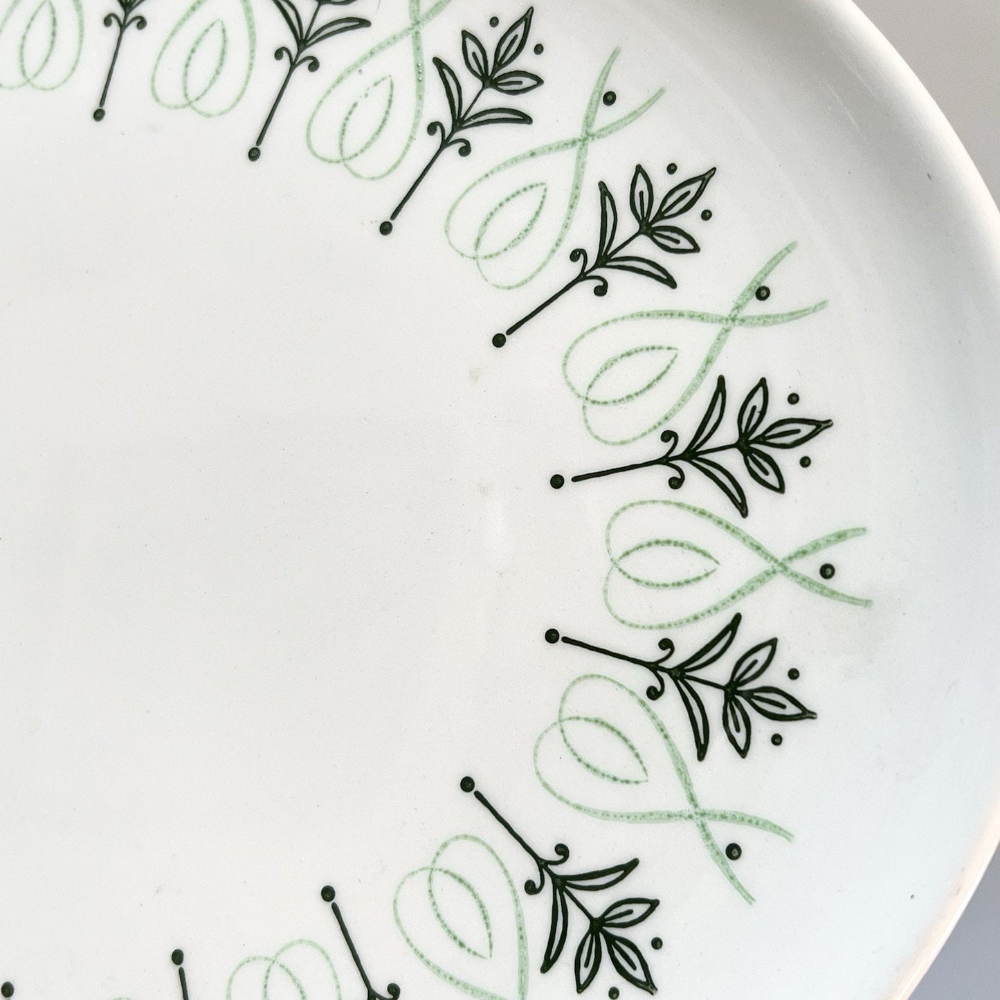 Taylor Smith & Taylor Del Ray 4576 Dinner Plates Platter Sears Harmony House
