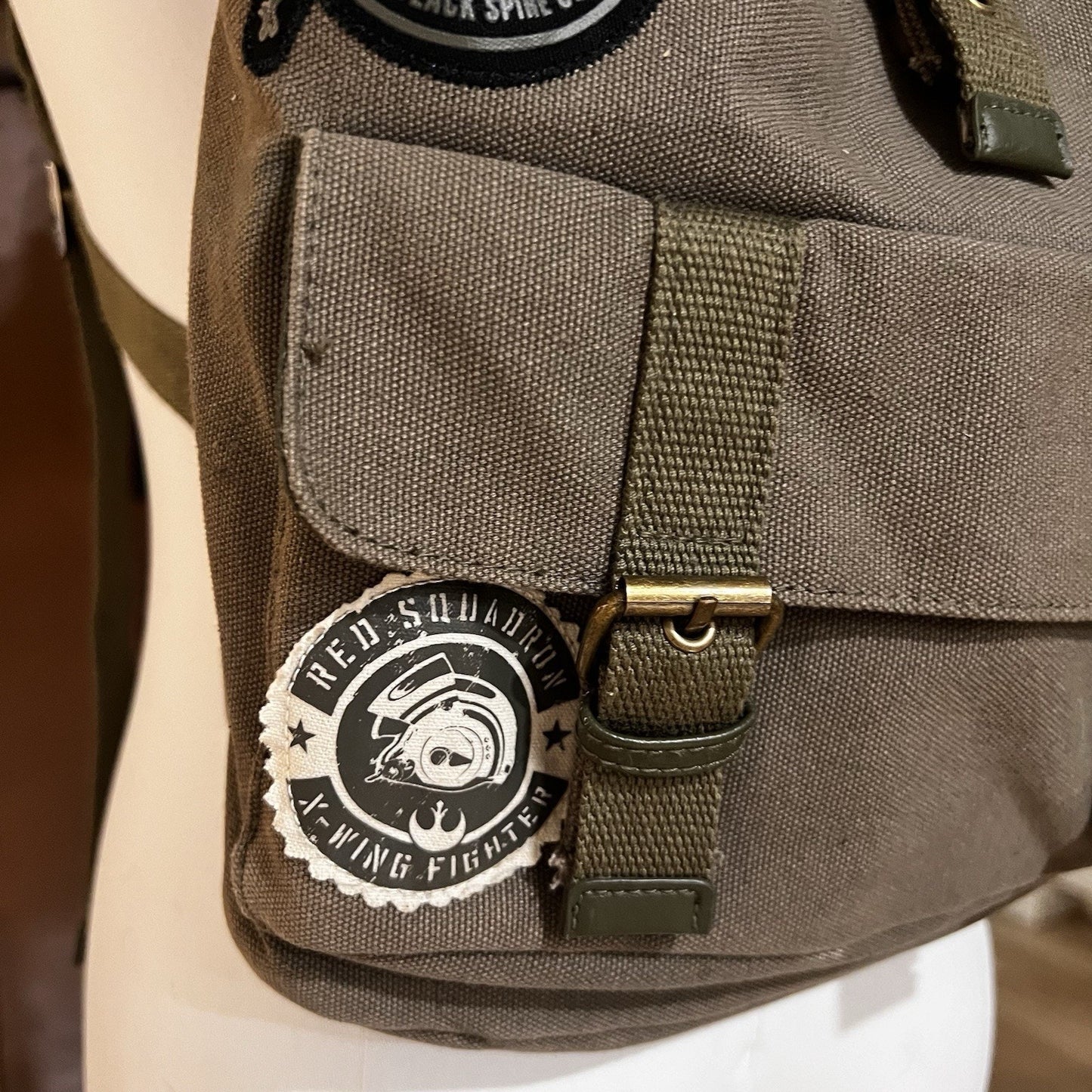 RARE Star Wars Galaxys Edge Rebel Backpack Disney World Opening ‘19 Canvas Lucas