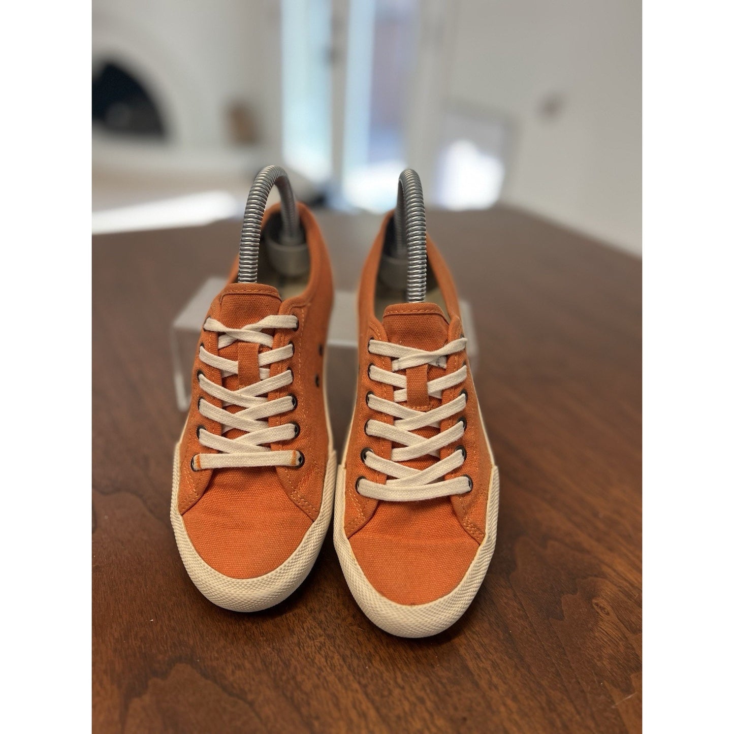 SeaVees Monterey Standard Orange Canvas Sneakers Women’s Size 5.5