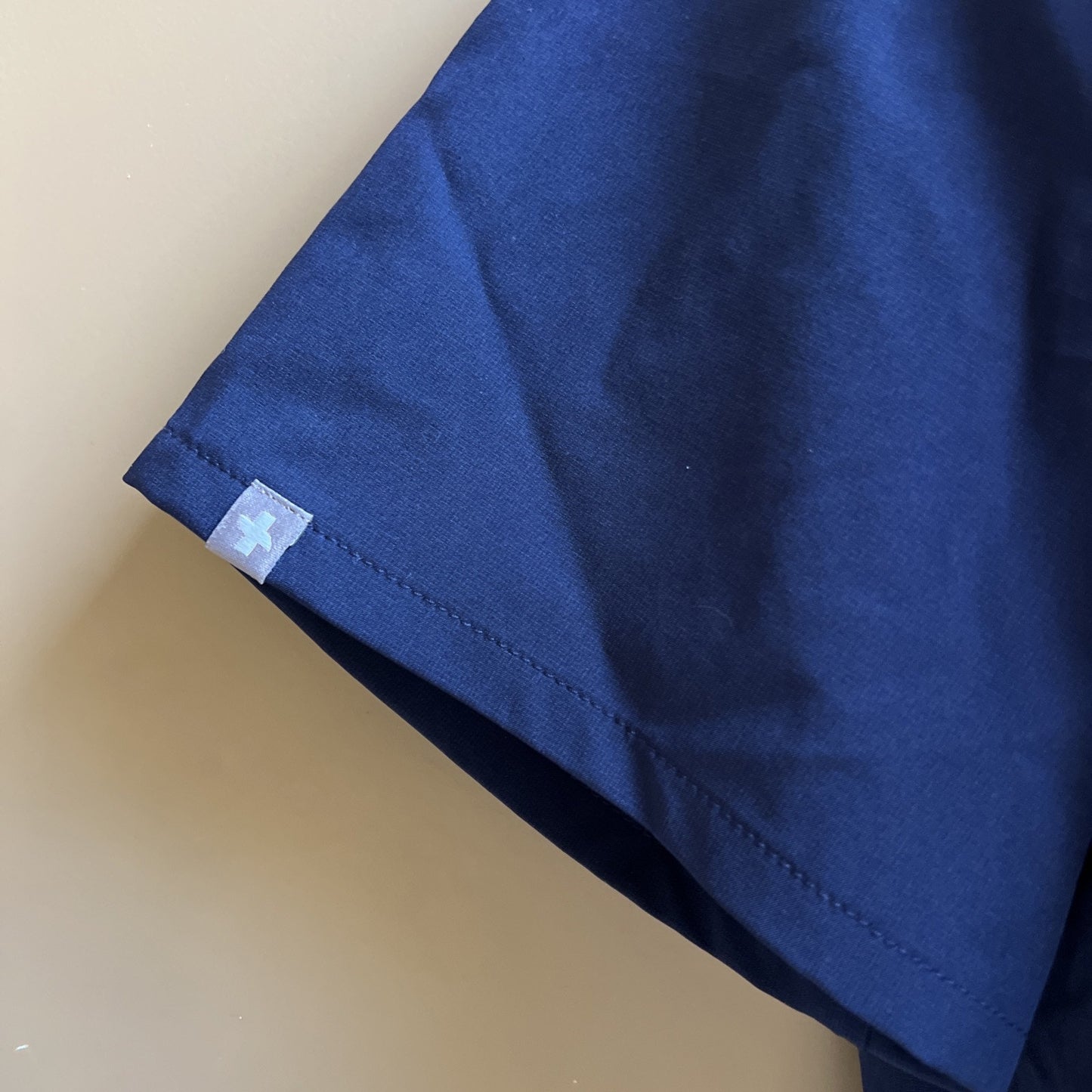 FIGS Catrina Women’s M One Pocket Navy Blue Scrub Top #W21SW1025