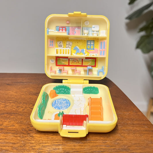 Vintage 1989 Bluebird Polly Pocket Midge's Play School Nursery *Compact Only*