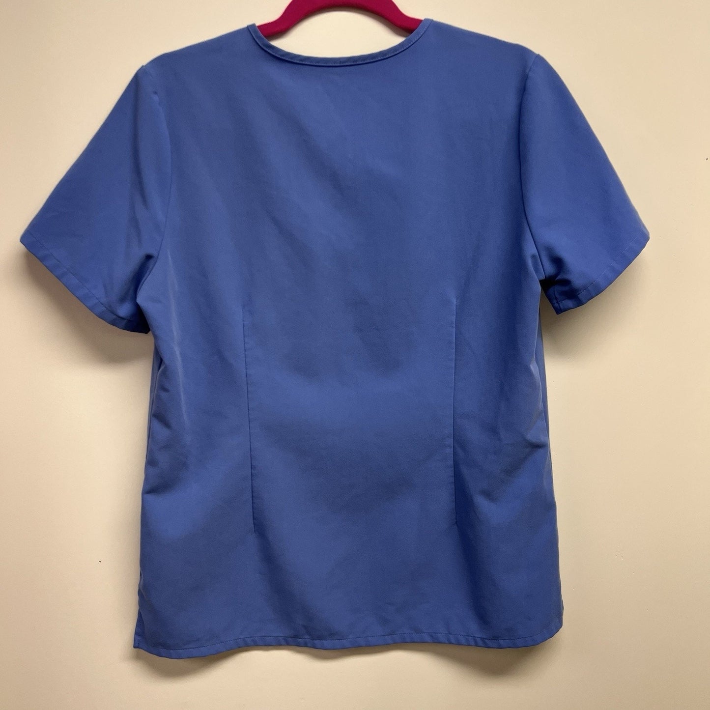 FIGS Women’s Catarina One Pocket PO#1500 Scrub Top #FW1000 Blue V-Neck Medical