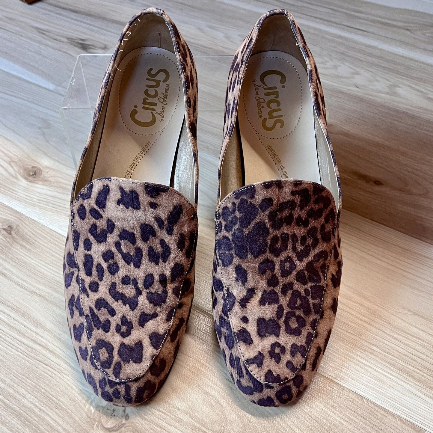 Circus By Sam Edelman ‘Harlem’ 8.5M Leopard Print Loafer Flat Slip On Shoe
