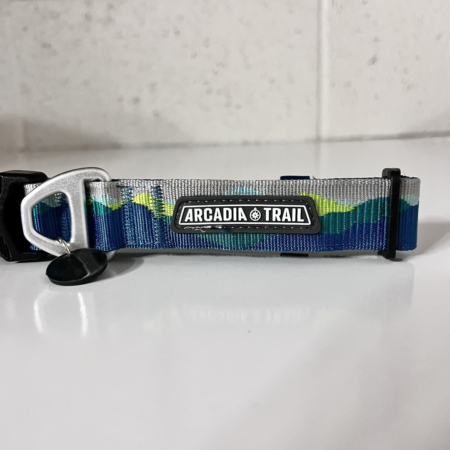 NEW (S) Arcadia Trail Unisex Lightweight 10-14” Dog Puppy Collar Aluminum D-Ring